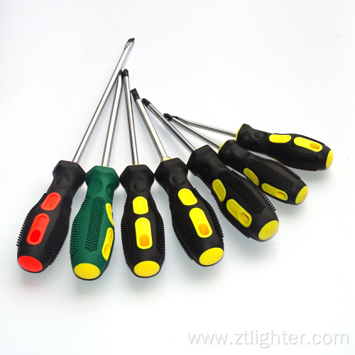 Multifunctional mini pocket insulated magnetic phillips two way screwdriver